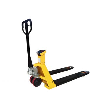 Weeg palletwagen 2500 KG uitlees stap 2 KG