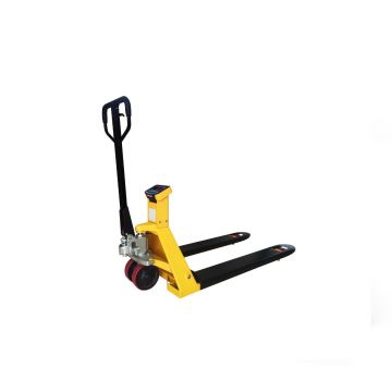 Weeg palletwagen 2500 KG uitlees stap 0,2 KG/ met oplader